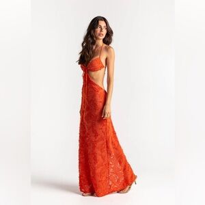 Brand New (NWT) Arcina Ori Kara Dress - Burnt Orange